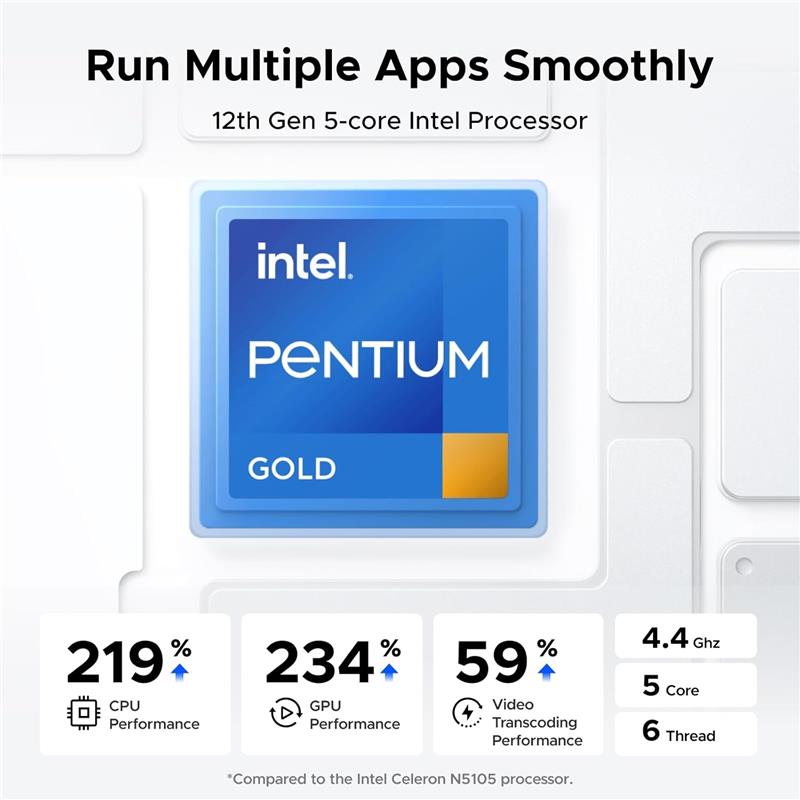UGREEN DXP4800 Plus✮4ベイNAS✮Intel Pentium UGREEN DXP4800 Plus 4-Bay NAS (Diskless) - Canada Computers