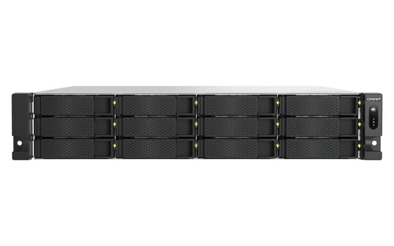 QNAP TS-H1277AXU-RP-R7-32G-US QTS HERO 12-Bay 2U Rackmount Server-NAS