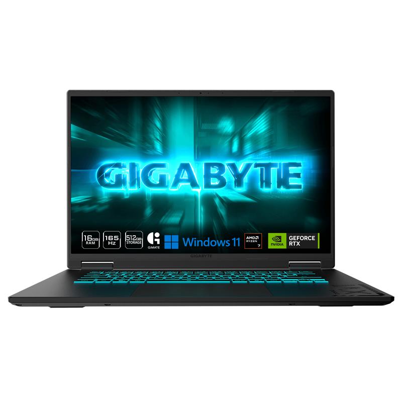 Gigabyte A16 16 po AMD Ryzen 7 170 RTX 5060 16 Go 512 Go Win11H