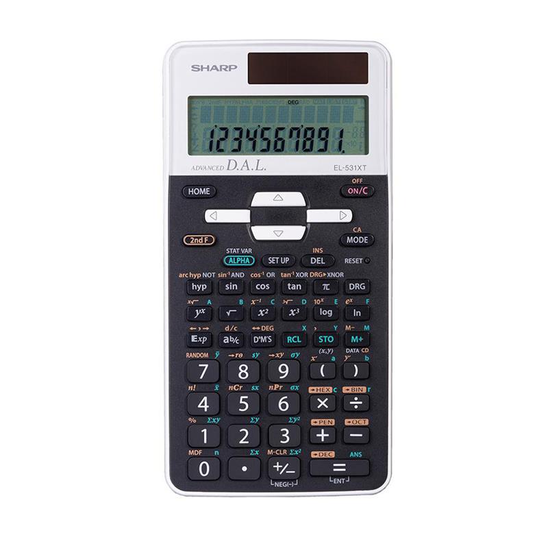 SHARP Scientific Calculator EL510RTB 169 advanced scientific function 11-digit LCD numeric display