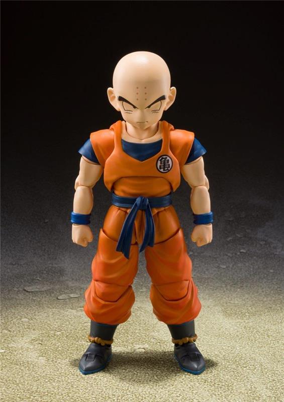 BANDAI Spirits S.H.Figuarts Krillin - Earth's Strongest Man- 'Dragonball Z'  Action Figure (SHF Figuarts)