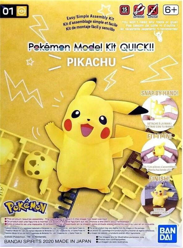 BANDAI Hobby Pokémon Model Kit QUICK!! 1 PIKACHU