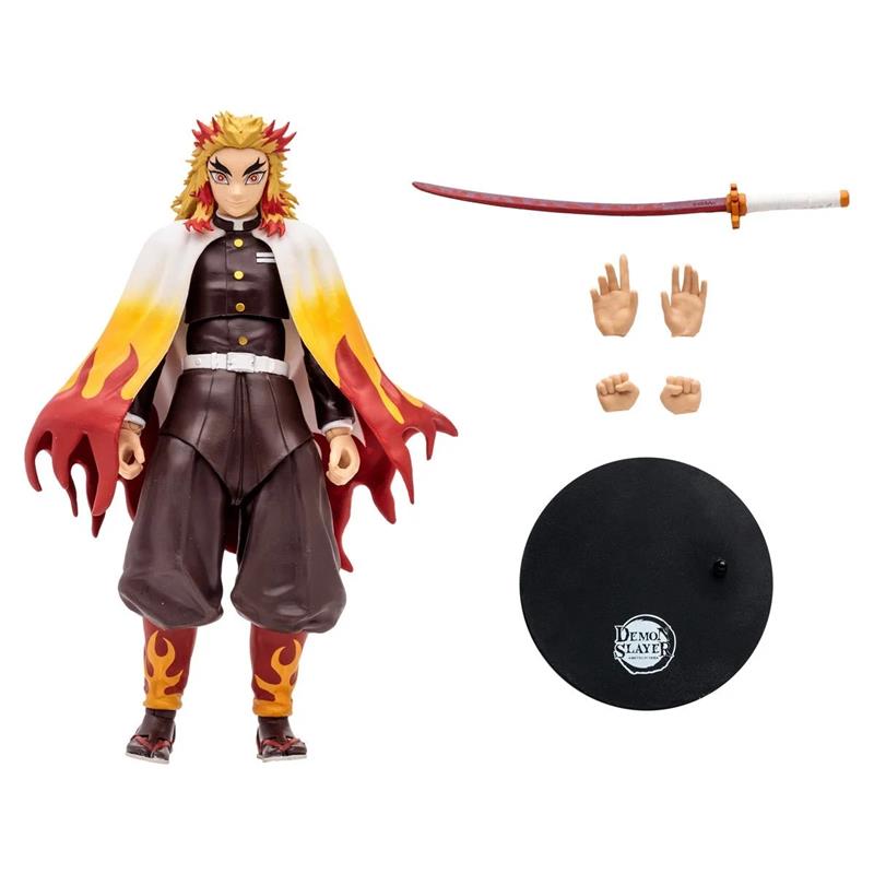 McFarlane Toys Demon Slayer Wave 3 Kyojuro Rengoku 7-Inch Scale Action Figure