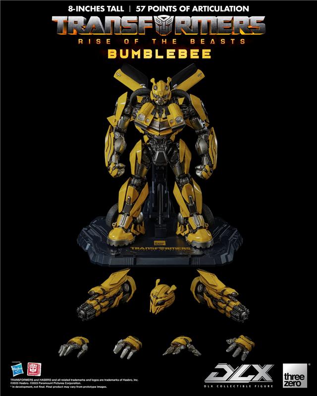 Threezero Transformers: Rise of the Beasts Bumblebee DLX Action Figure