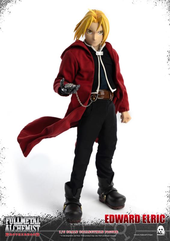 Threezero FigZero 1/6 Edward Elric "Fullmetal Alchemist: Brotherhood" Action Figure