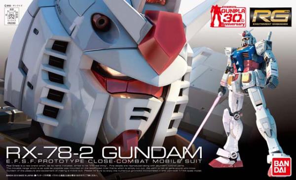 BANDAI Spirits Hobby RG 1/144 #01 RX-78-2 Gundam Model Kit