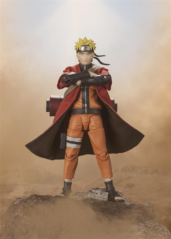 BANDAI Tamashii S.H.Figuarts NARUTO UZUMAKI [Sage Mode] -Savior of Konoha- "NARUTO" Action Figure