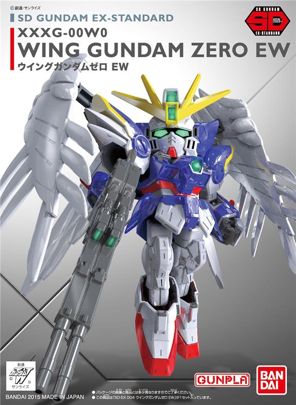 BANDAI SD Gundam EX-Standard #04 Wing Gundam Zero (EW) "Gundam Wing: Endless Waltz" Kit de modélisation
