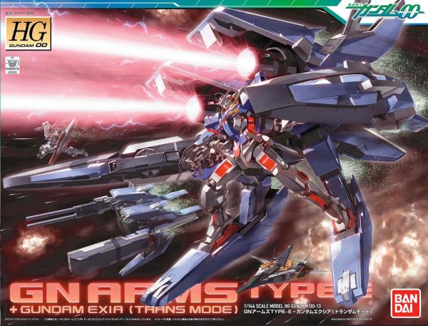 BANDAI Hobby HG 1/144 #13 1/144 GN Arms Type E + Gundam Exia "Gundam 00" Model Kit