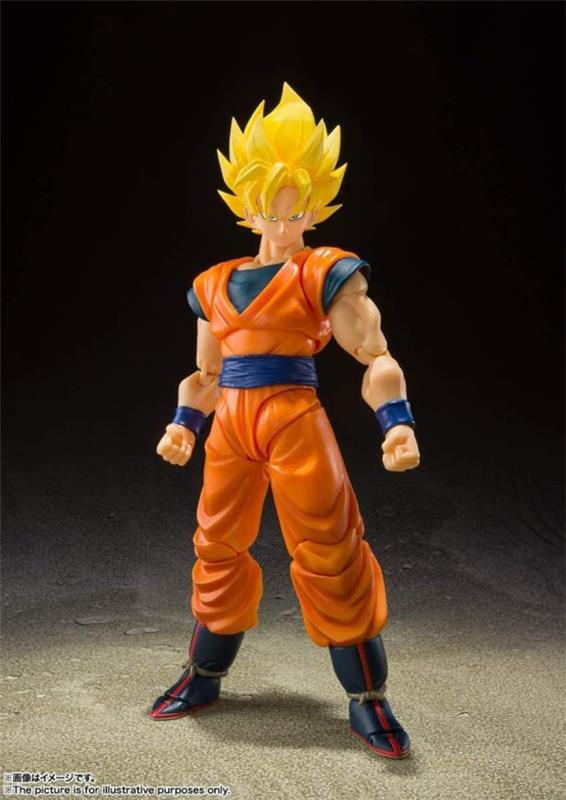 BANDAI Spirits S.H.Figuarts Super Saiyan Full Power Son Goku "Dragon Ball Z" Action Figure (SHF Figuarts)