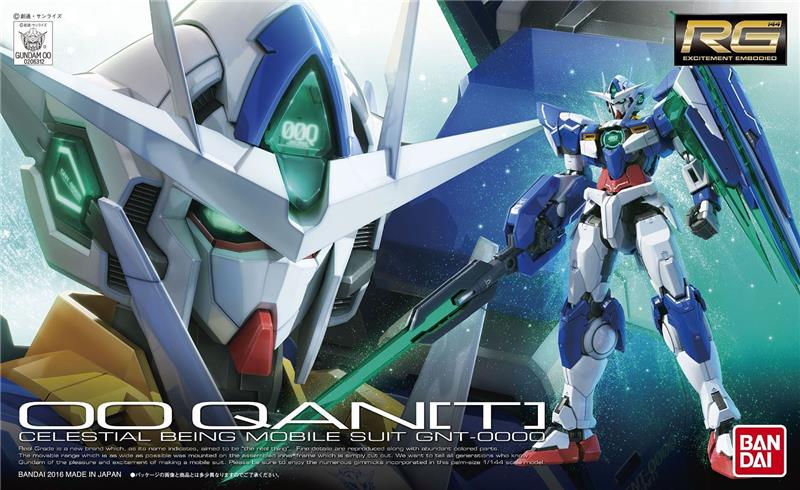 BANDAI Hobby RG 1/144 #21 00 Qan(T) 00Q 'Mobile Suit Gundam 00' Model Kit