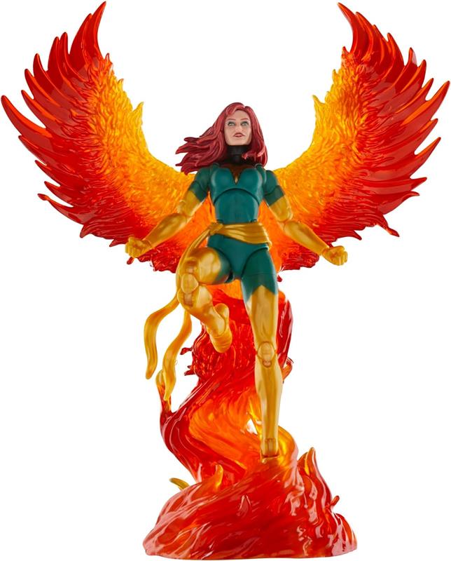 Hasbro Marvel Legends Series Jean Grey with Phoenix Force Display, Deluxe X-Men Comics Collectible 6-Inch Action Figure