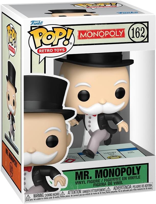 FUNKO E7:E71POPVinyle : Monopoly - Mr Monopoly (Pass Go)