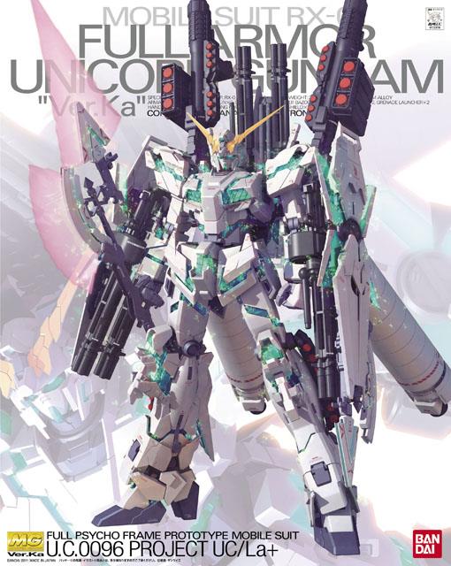 BANDAI Hobby MG 1/100 RX-0 Full Armor Unicorn Gundam Ver.Ka "Gundam UC" Model Kit