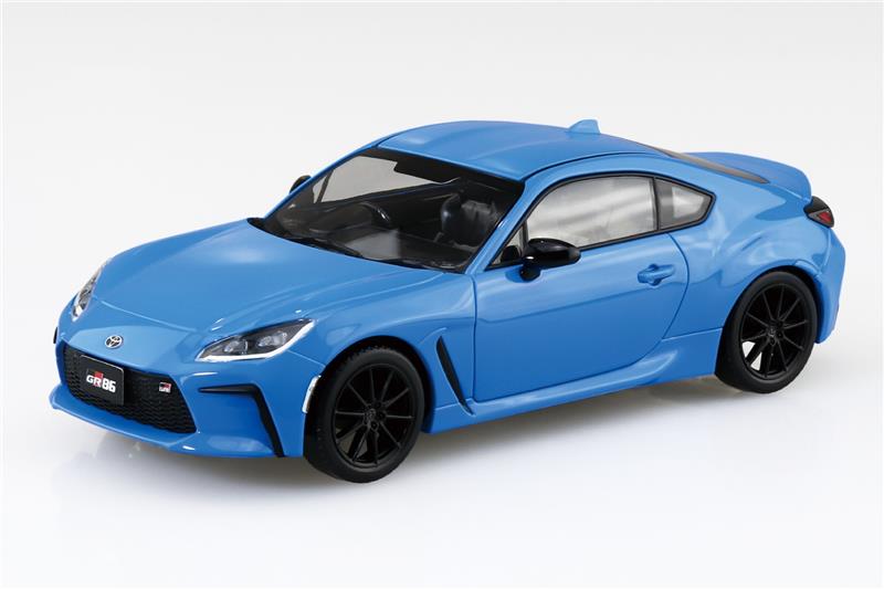 Aoshima 1/32 SNAP KIT #21-E Toyota GR 86 (Bright Blue) Model Kit | No Glue Needed | Snap by Hand