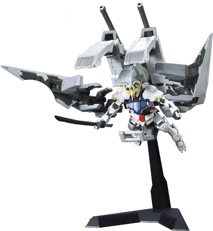 BANDAI Hobby HG IBO #07 1/144 Gundam Barbatos & Long Distance Transport Booster Kutan Type-III Model Kit