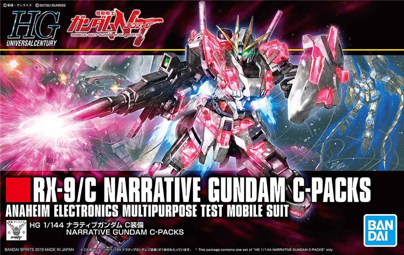 BANDAI Hobby HGUC 1/144 #222 RX-9/C Narrative Gundam C-Packs
