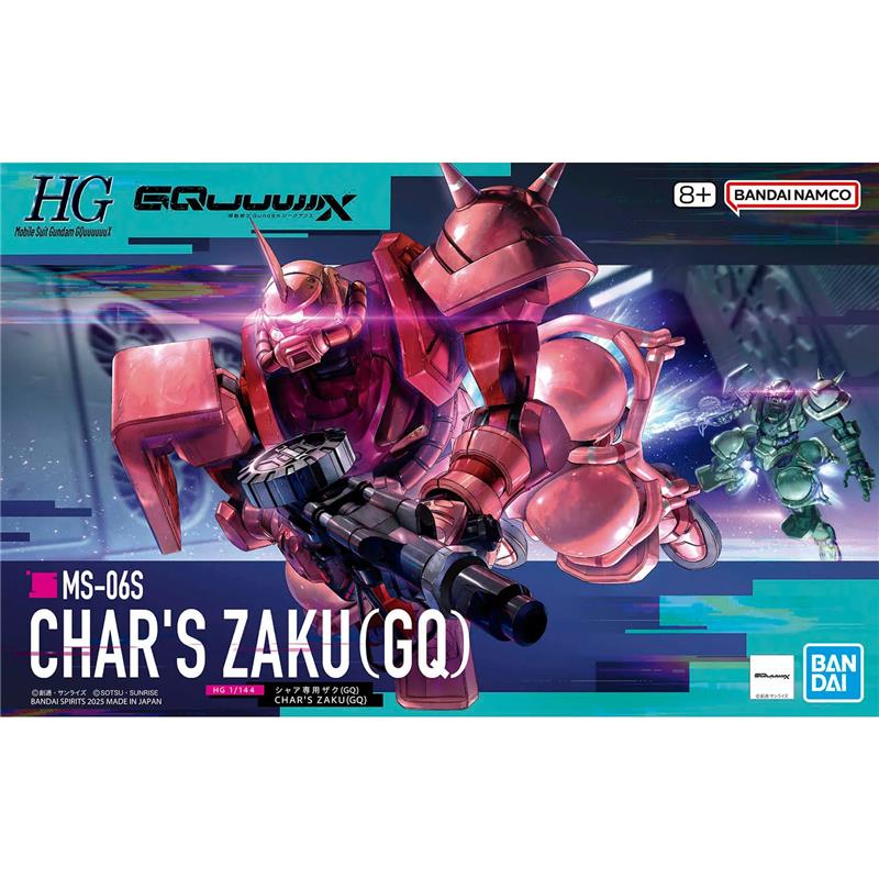 Kit de maquette Gundam Mobile CHAR'S ZAKU Bandai Hobby HG 1/144