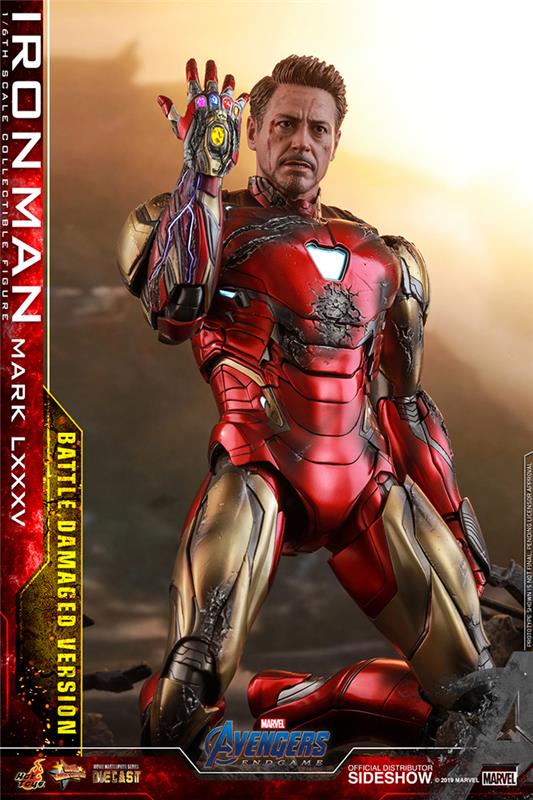 Hot Toys Avengers: Endgame Iron Man Mark LXXXV (Battle Damaged Ver.) 1/6 Sixth Scale Collectible Figure