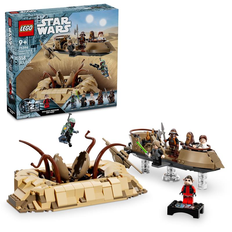 LEGO Star Wars Desert Skiff & Sarlacc Pit Building Set 75396