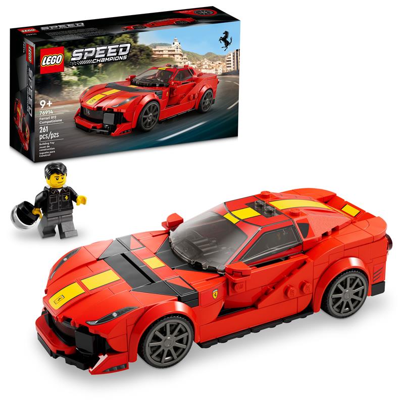 LEGO Speed Champions Ferrari 812 Competizione 76914 Building Toy Set;