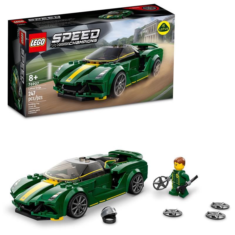 LEGO Speed Champions Lotus Evija 76907 Car Model Building Kit; Cool To