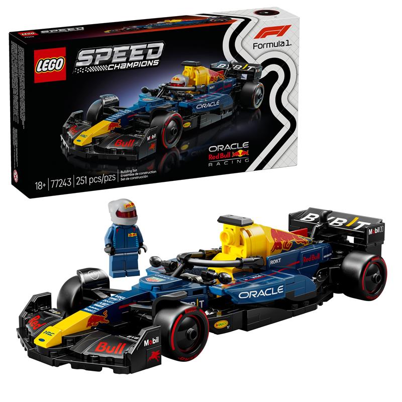 LEGO Speed Champions Oracle Red Bull Racing RB20 F1 Race Car Model Set