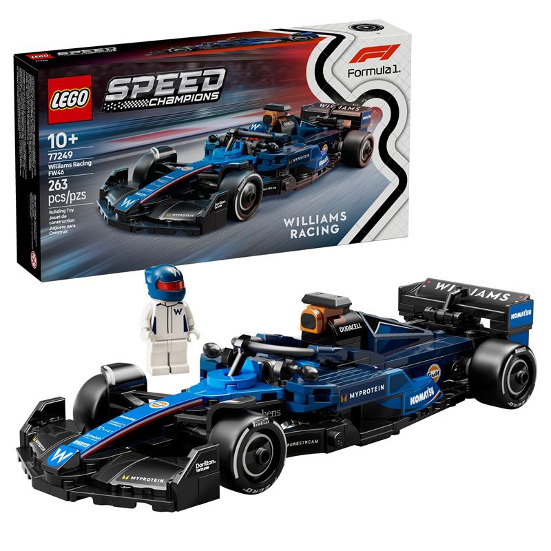 LEGO Speed Champions Williams Racing FW46 F1 Race Car Toy Building Set