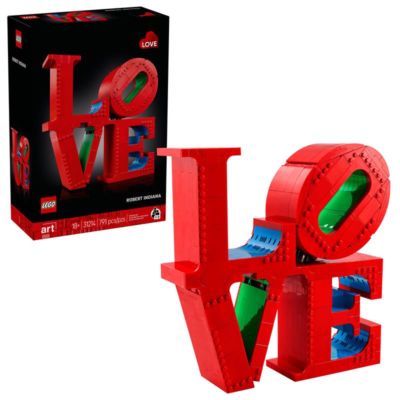 LEGO Art LOVE Collectible Building Set, Home Décor and Couples Gift Id