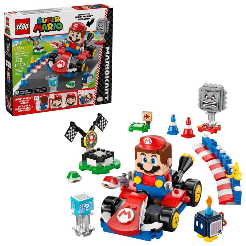 LEGO Super Mario: Mario Kart – Interactive LEGO Mario & Standard Kart