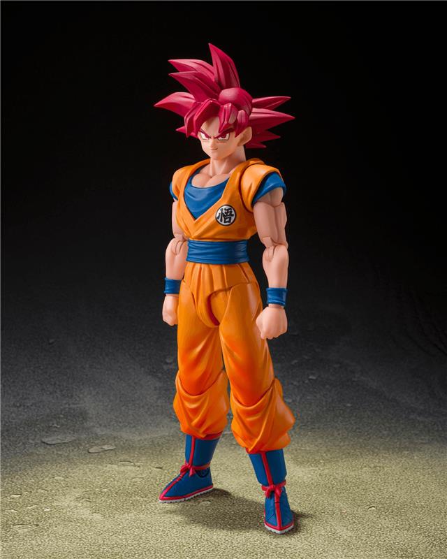 BANDAI SHF Dragon Ball Super Saiyan God Son Goku God Aura