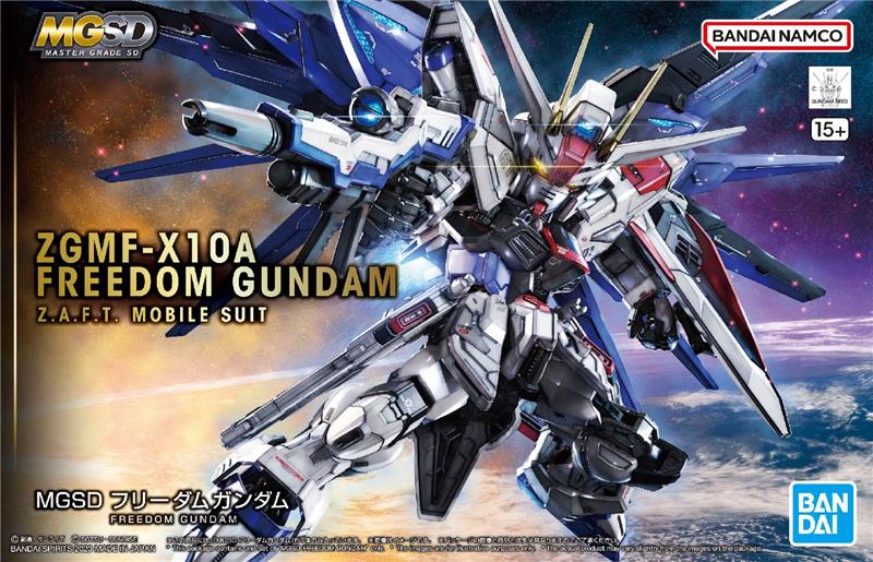 BANDAI Hobby MGSD Freedom Gundam  "Gundam Seed" Kit de modélisation