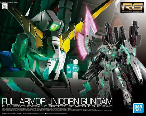 BANDAI Spirits Hobby RG FULL ARMOR UNICORN GUNDAM "Mobile Suit Gundam" Model Kit