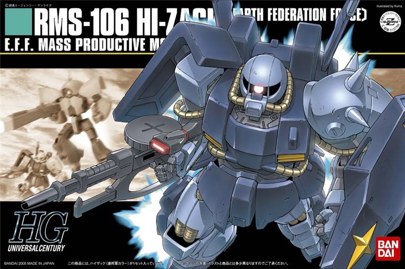 BANDAI HOBBY HG HGUC 1/144 #55 Salut Zack (Fédération de la Terre)