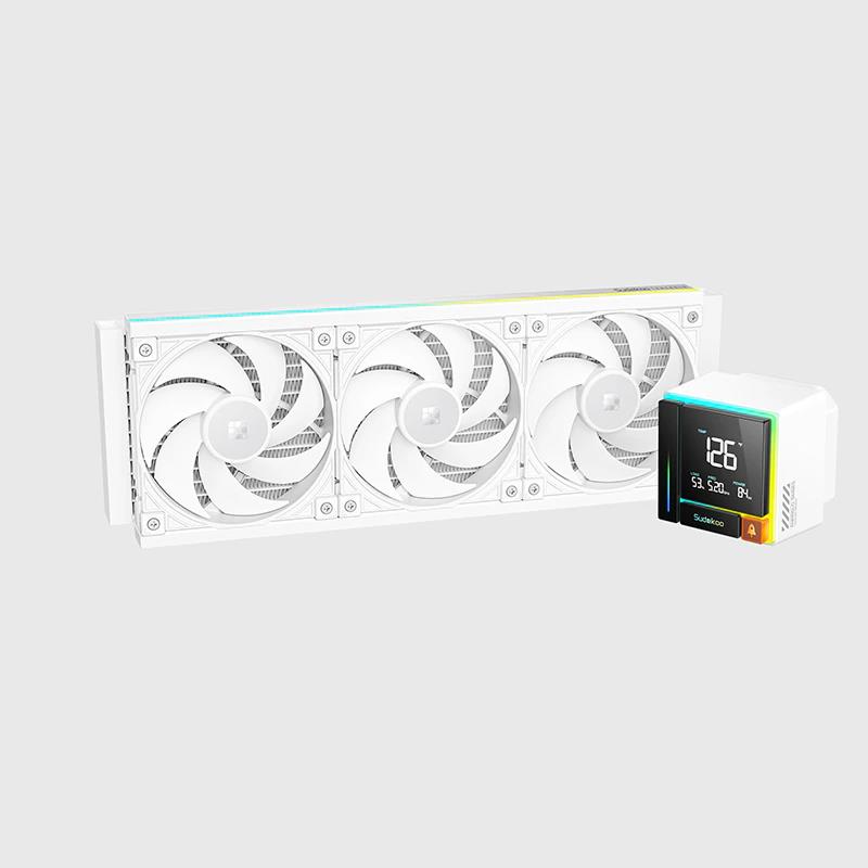 Sudokoo ENERGLO 360 Liquid Cooler w/ Data Display White