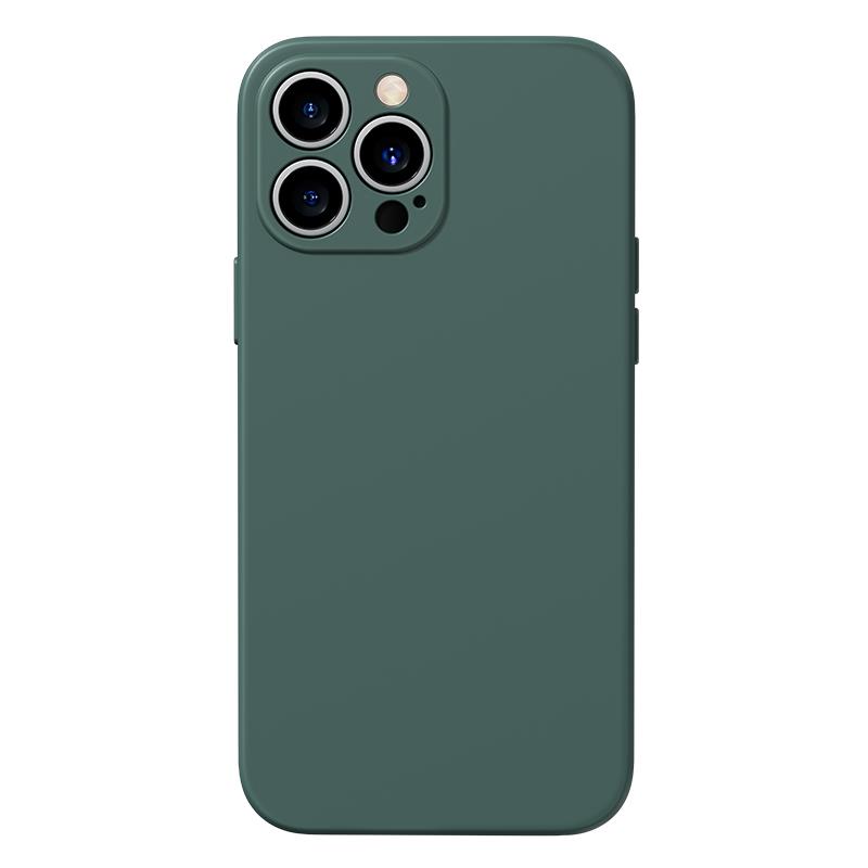 BENKS (Cube) - Étui protecteur souple pour iPhone 13 6,7 po vert