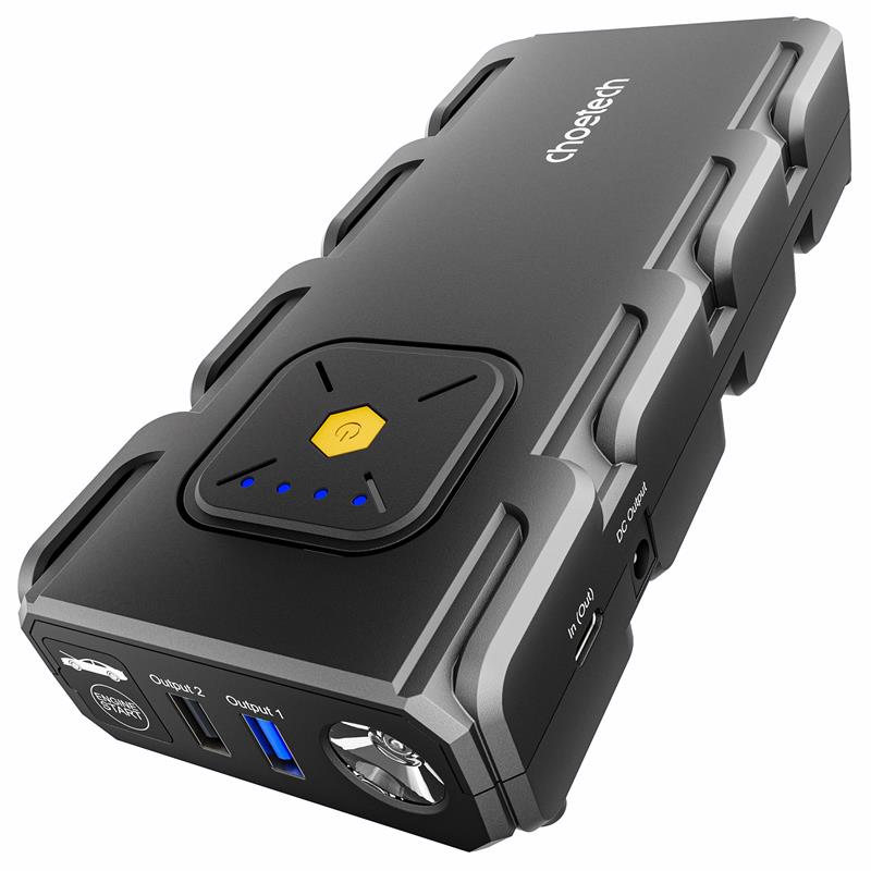 Choetech Car Jump Starter And Power Bank, Black