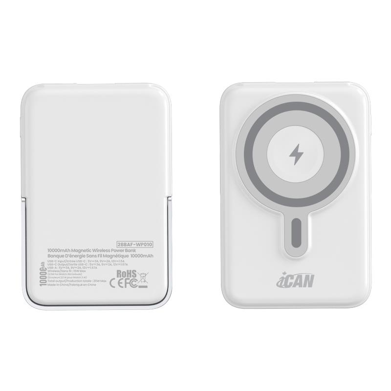 10000mAh Wireless Charge PD20W with Aluminum Phone Stand Power Bank