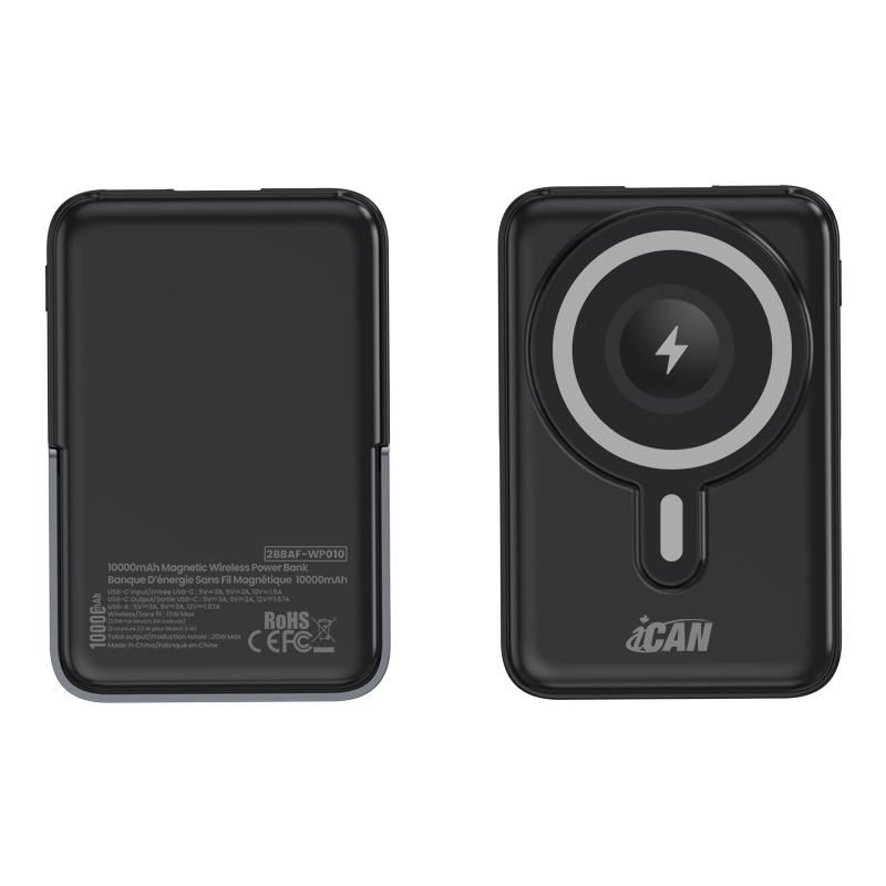 10000mAh Wireless Charge PD20W with Aluminum Phone Stand Power Bank