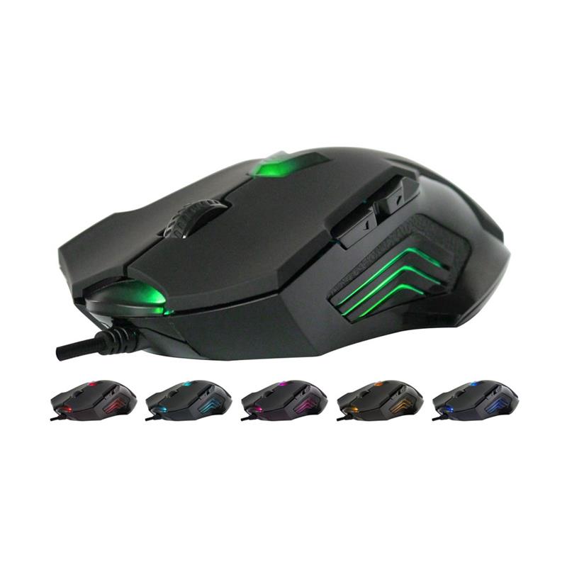 Purex Wired Gaming Mouse - Black - 8200dpi max