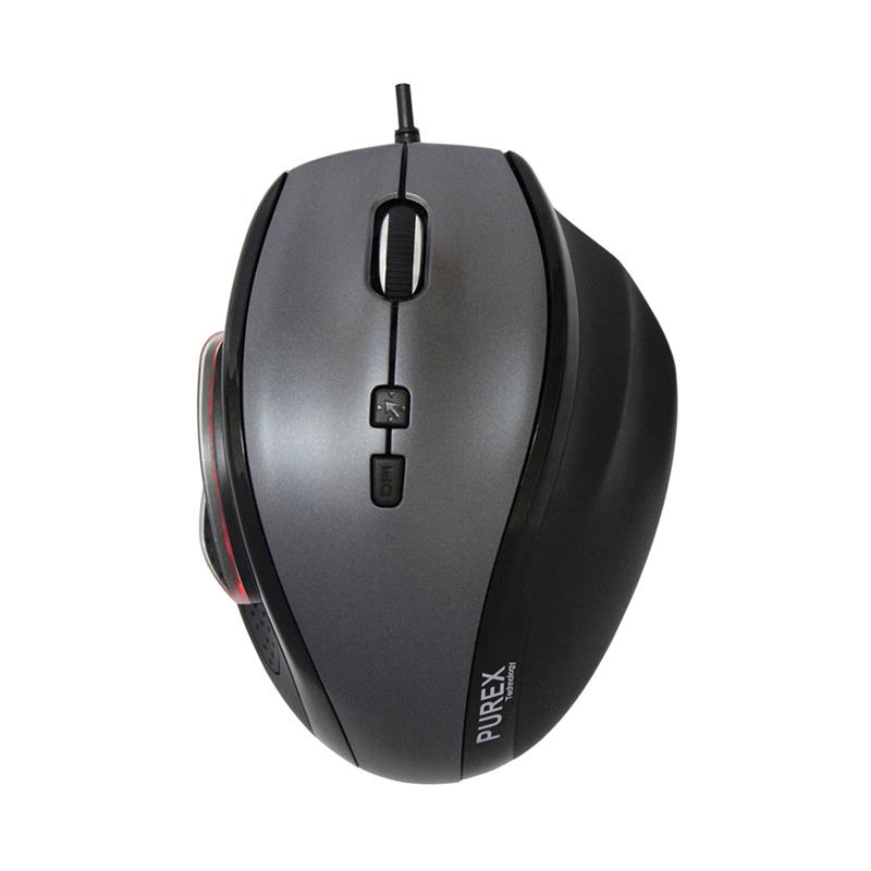 Purex Technology 3000 DPI High Precision Wired Optical Gaming Mouse(Open Box)