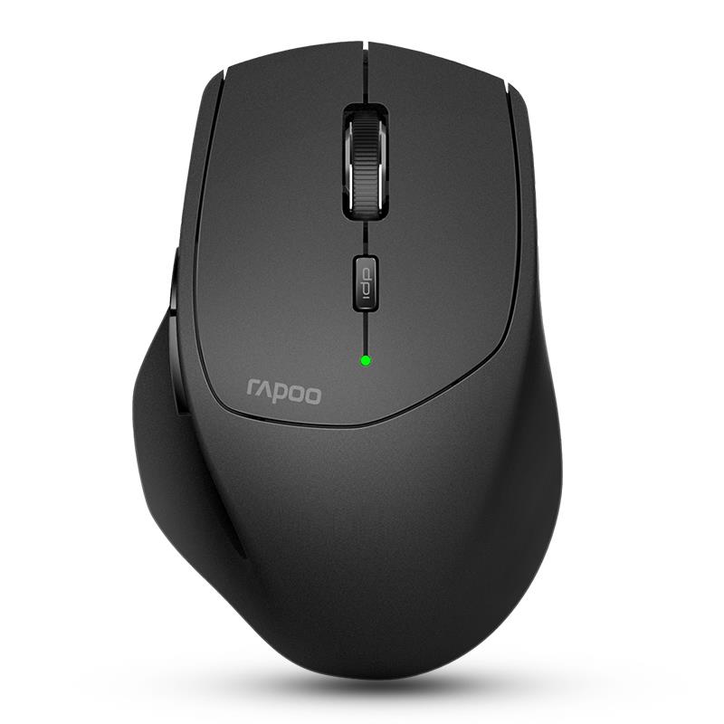 RAPOO MT550 Multi-Device Bluetooth Wireless Office Mouse, adjustable DPI, long battery life(Open Box)