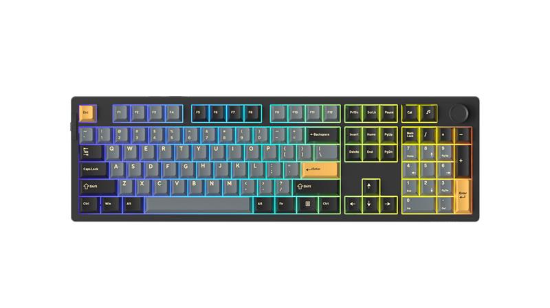 Clavier de jeu RVB à joint pleine taille tri-mode DAREU EK106 Pro