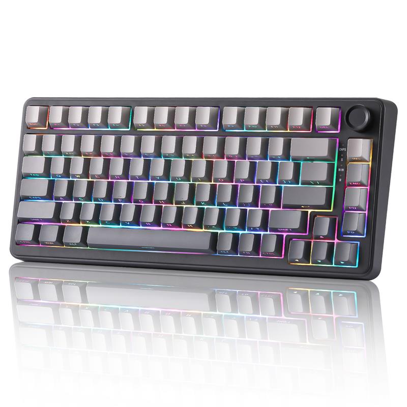 Yunzii B75 Wired RGB Black Gaming Keyboard Pre-lubed Tactile Switch