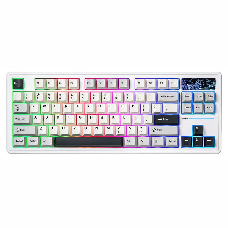 Yunzii YZ87 Tri-Mode 75% Gasket TKL Vintage Mechanical Keyboard