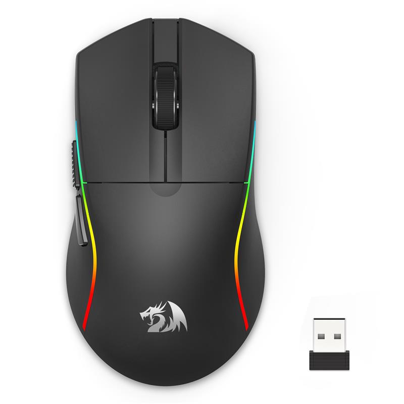 Redragon M816 RGB Tri-Mode Wireless Ultralight Weight Gaming Mouse 44g