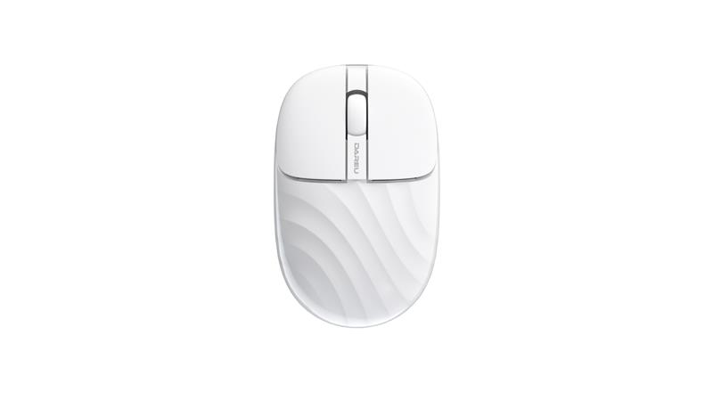 DAREU LM135G White Office Mouse 2.4G Wireless 1200DPI