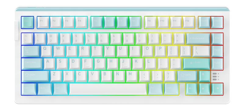 DAREU EK81 Max Tri-mode RGB Mechanical Gaming Keyboard, Compact Size