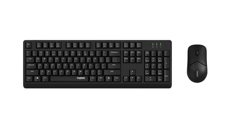 Rapoo X1500 2.4G Wireless Optical Mouse & Keyboard Combo