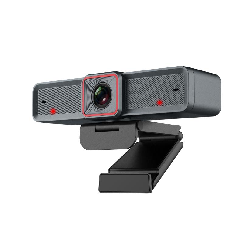 iCan C49 4K AI Conference Webcam With Fixed Focus and Built-in Dual Omni-Directional Microphone